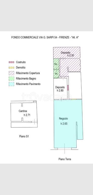 negozio in affitto a Firenze in zona Campo di Marte