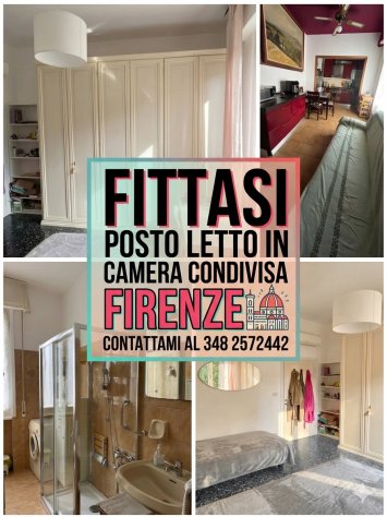 camera singola in affitto a Firenze in zona Careggi