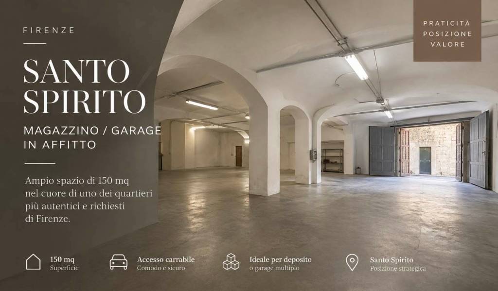 locale commerciale in affitto a Firenze in zona Centro San Frediano