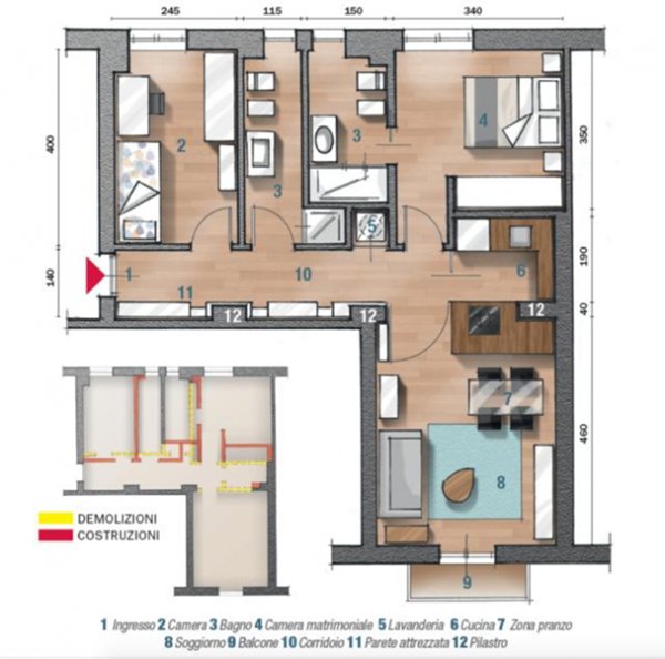 appartamento in affitto a Figline e Incisa Valdarno in zona Figline Valdarno