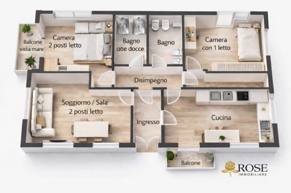 appartamento in affitto a Livorno