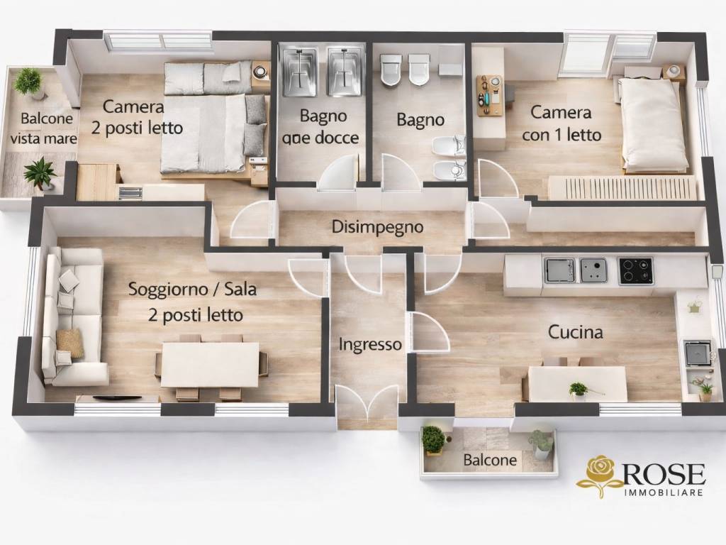 appartamento in affitto a Livorno