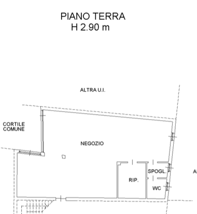 locale commerciale in affitto a Galliate