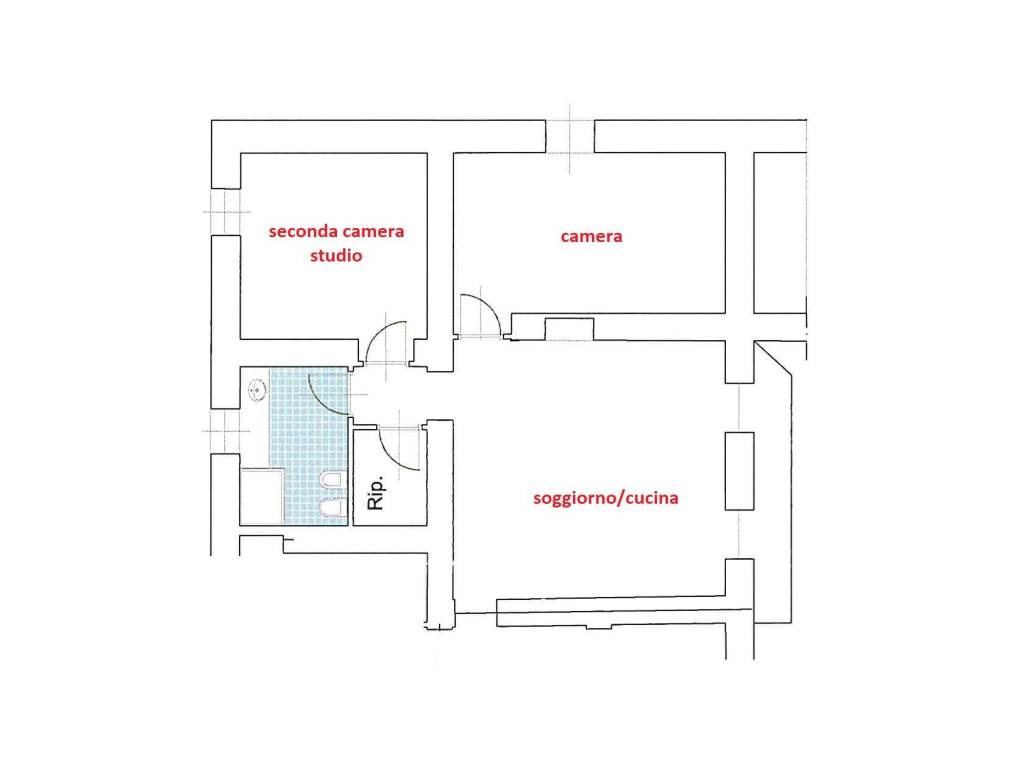 appartamento in affitto a Novara in zona Centro Città