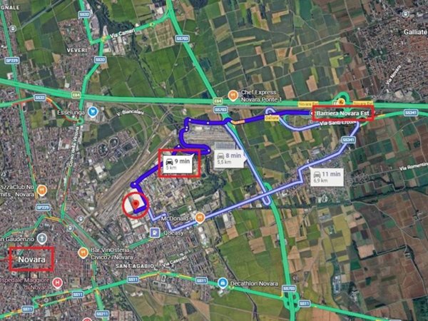 locale commerciale in affitto a Novara in zona zona Sant'Agabio