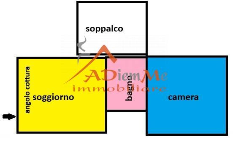 appartamento in affitto a Cascina