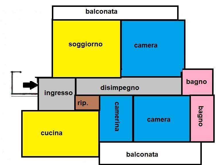 appartamento in affitto a Pisa in zona Le Piagge