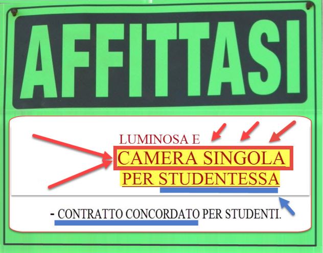 camera singola in affitto a Pisa in zona Le Piagge