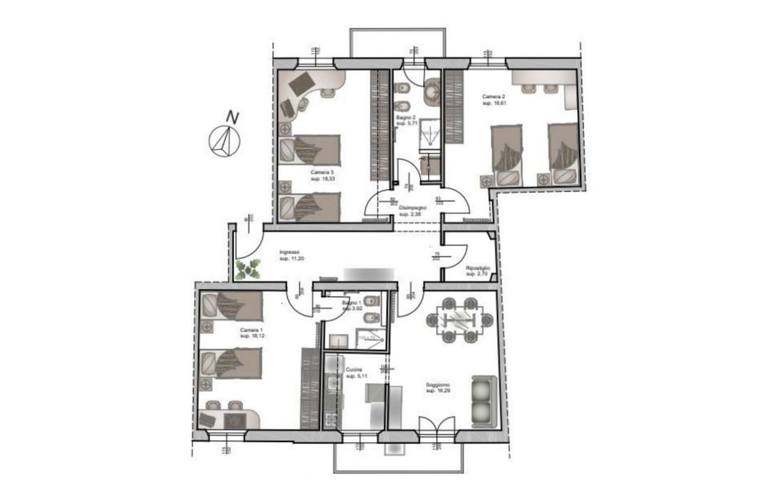 appartamento in affitto a Pisa in zona Centro Storico