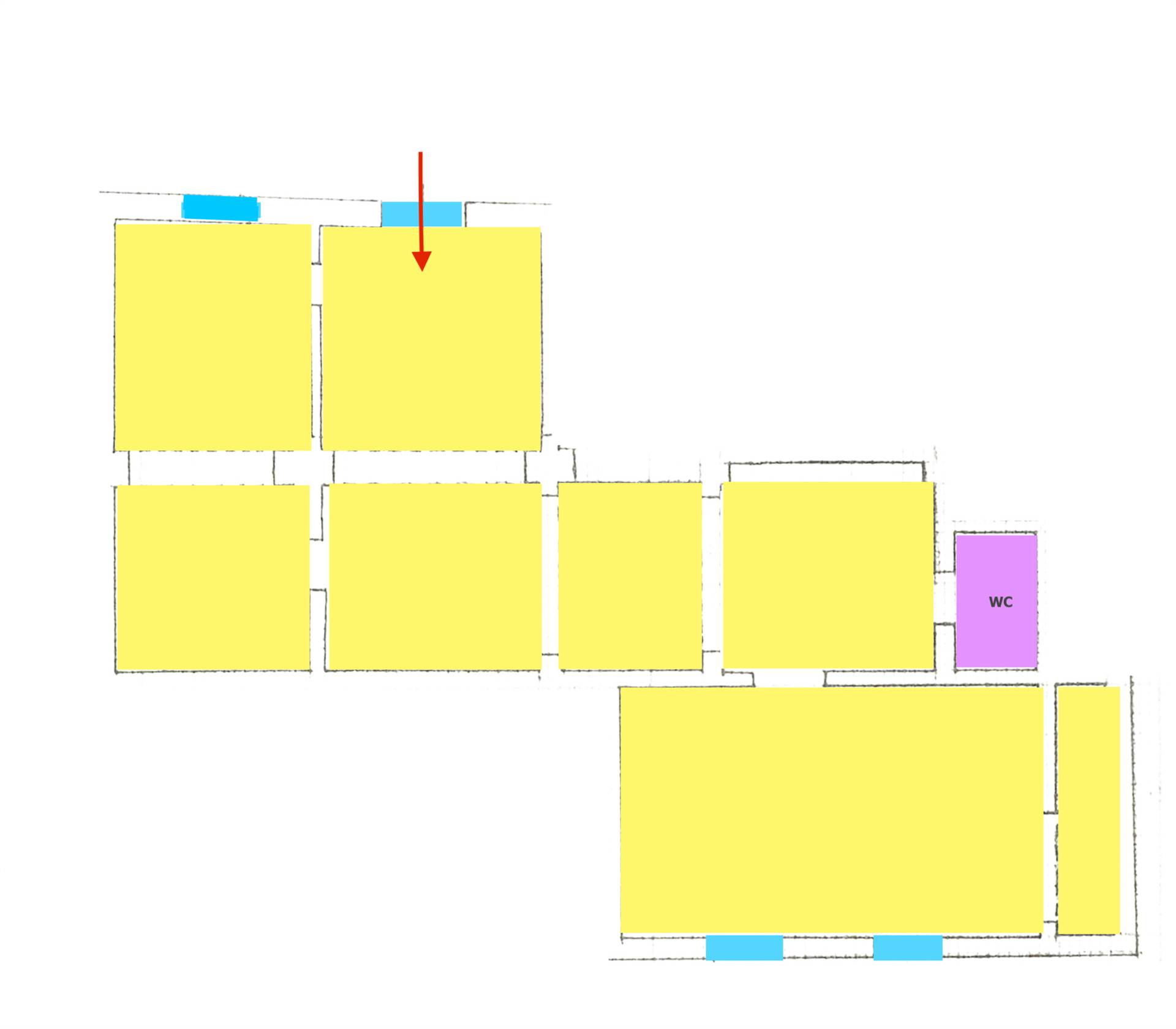 ufficio in affitto a Pisa in zona Quartiere Santa Maria