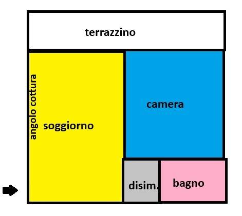 appartamento in affitto a Pisa in zona Cisanello