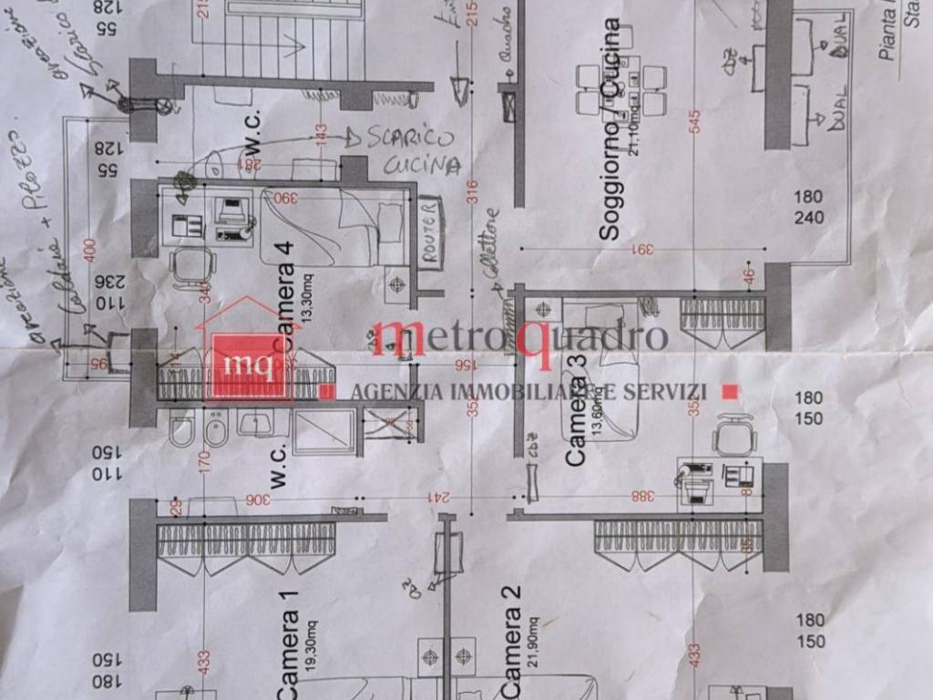 appartamento in affitto a Pisa