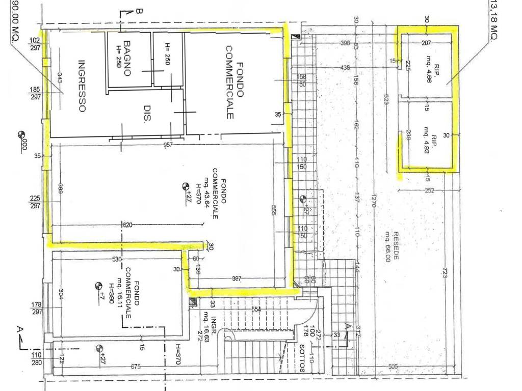 negozio in affitto a Pontedera