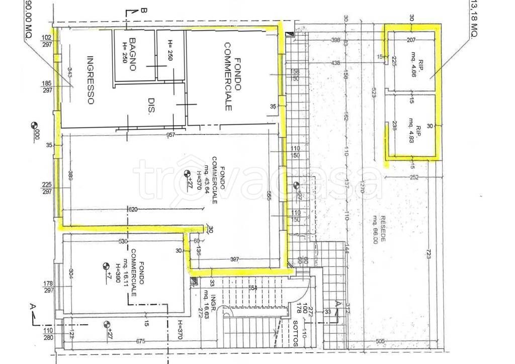 negozio in affitto a Pontedera