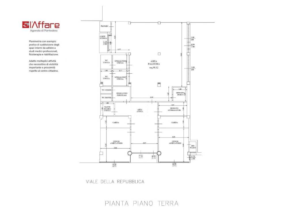 negozio in affitto a Pontedera