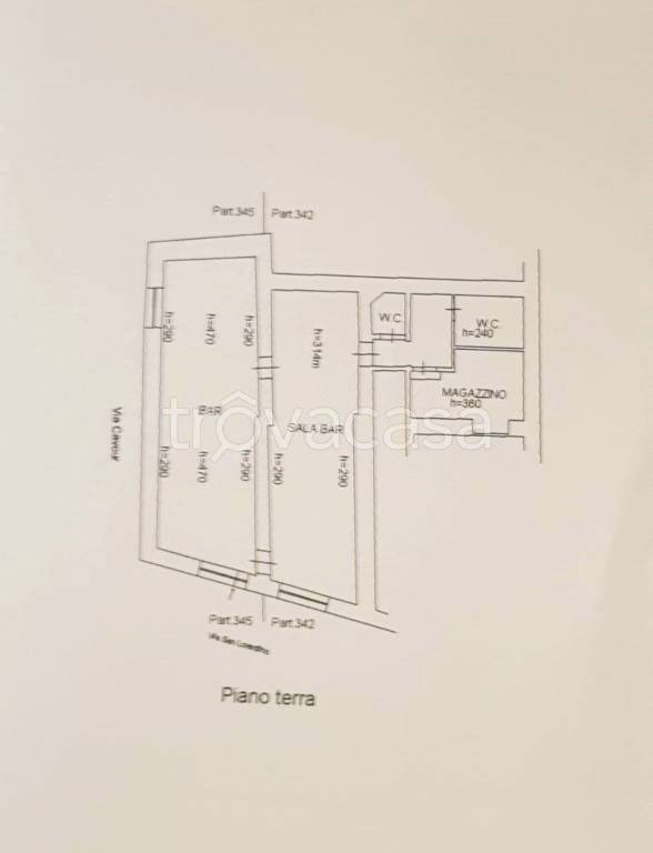trivano in affitto ad Arezzo in zona Centro Città