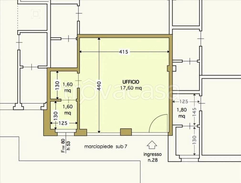 ufficio in affitto ad Asciano in zona Arbia