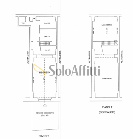 quadrivano in affitto a Siena in zona Centro Città