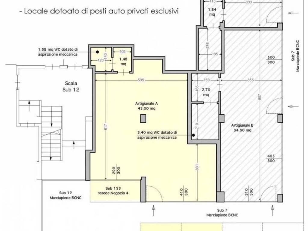 negozio in affitto a Siena in zona Isola d'Arbia