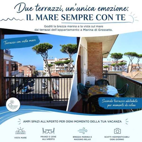 appartamento in affitto a Grosseto in zona Marina di Grosseto