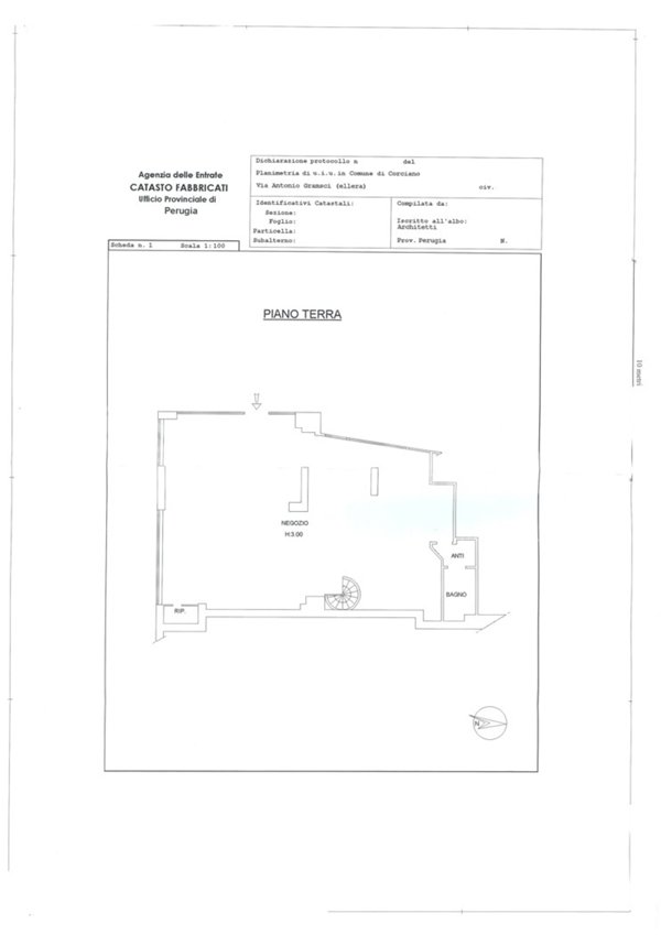 negozio in affitto a Corciano in zona Ellera Chiugiana