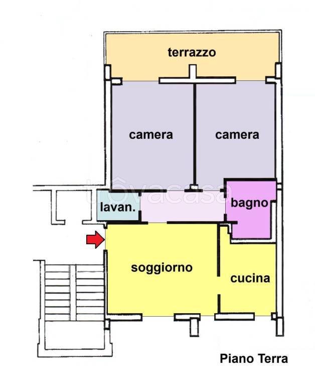 appartamento in affitto a Perugia in zona Elce