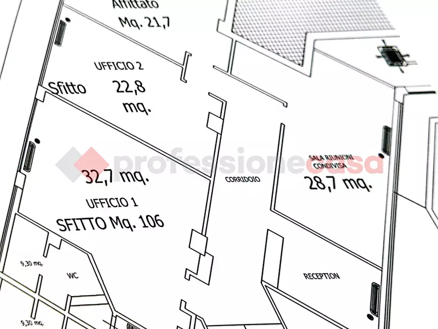 ufficio in affitto a Spoleto