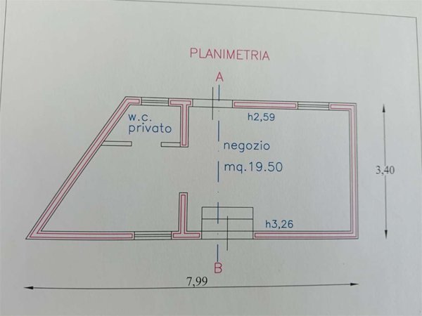 locale commerciale in affitto a Spoleto in zona Vallocchia