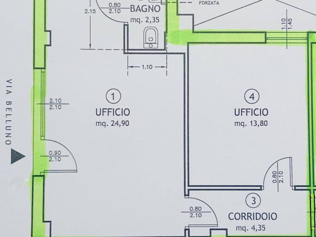 ufficio in affitto a Viterbo