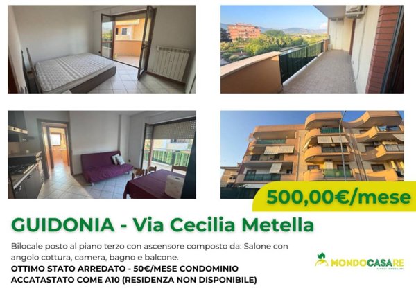 appartamento in affitto a Guidonia Montecelio in zona Guidonia