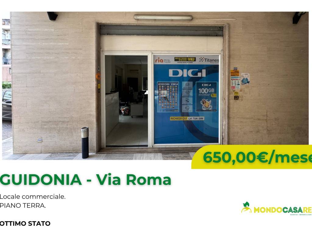 negozio in affitto a Guidonia Montecelio in zona Guidonia