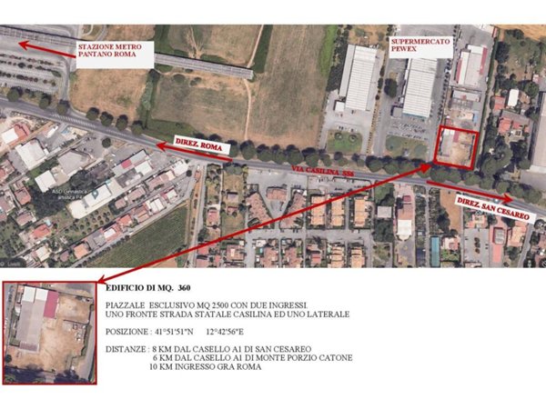 negozio in affitto a Monte Compatri in zona Laghetto