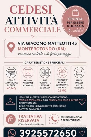 locale commerciale in affitto a Monterotondo