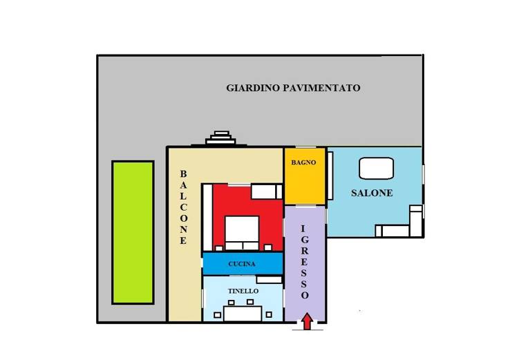 appartamento in affitto a Pomezia in zona Torvaianica