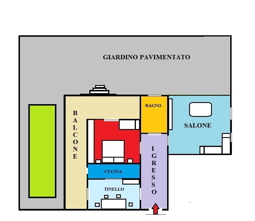 appartamento in affitto a Pomezia in zona Torvaianica