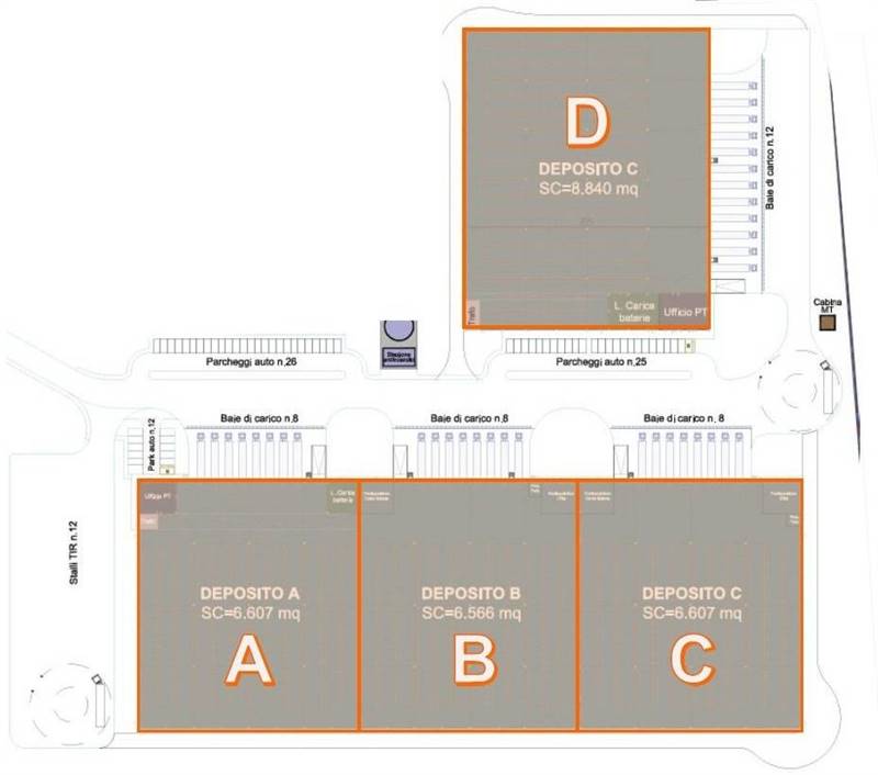 capannone in affitto a Pomezia