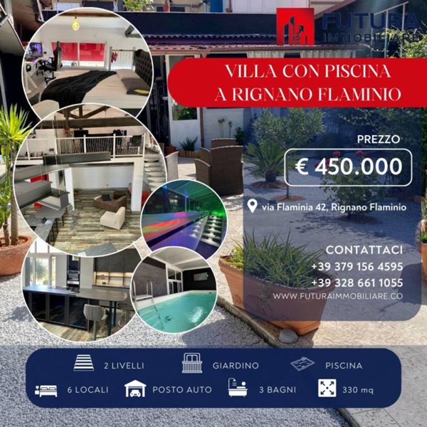 casa indipendente in affitto a Rignano Flaminio