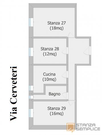 camera singola in affitto a Roma in zona Appio Latino