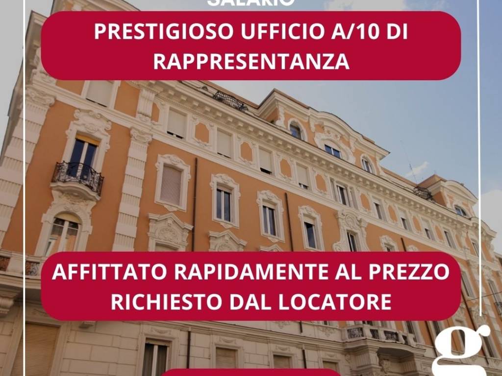ufficio in affitto a Roma in zona Salario