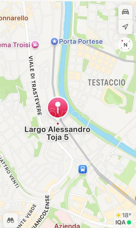 appartamento in affitto a Roma in zona Gianicolense