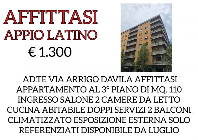 appartamento in affitto a Roma in zona Appio Latino
