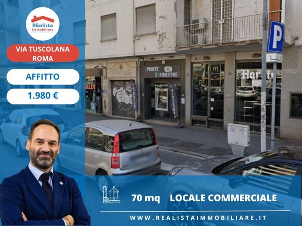 negozio in affitto a Roma in zona Cinecittà