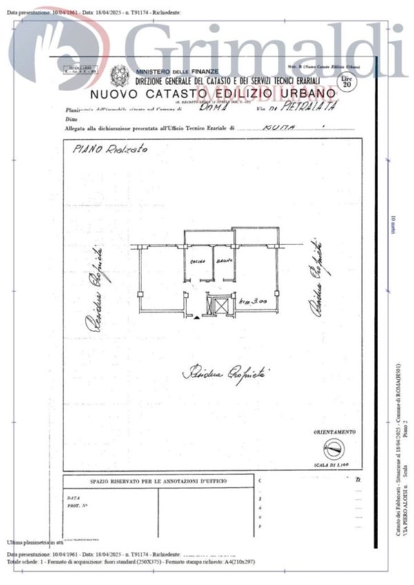 appartamento in affitto a Roma in zona Pietralata