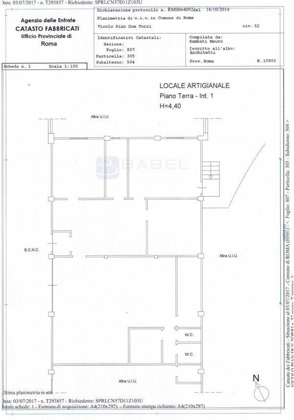 locale commerciale in affitto a Roma in zona Portuense