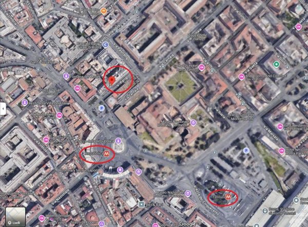 appartamento in affitto a Roma in zona Castro Pretorio
