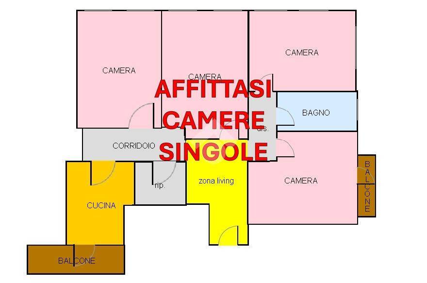 appartamento in affitto a Roma in zona Don Bosco