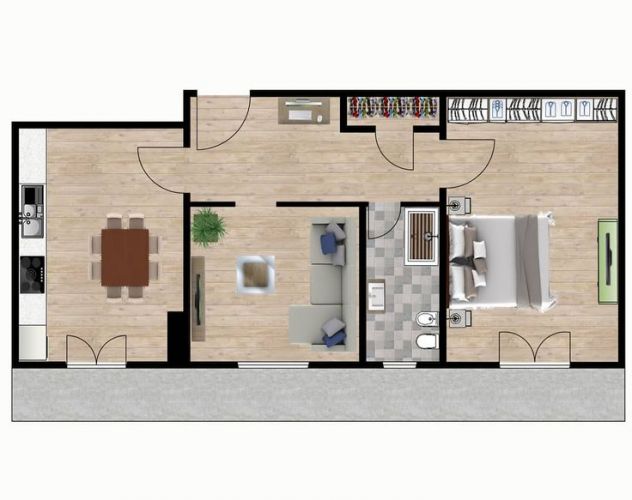 appartamento in affitto a Roma in zona Torrevecchia