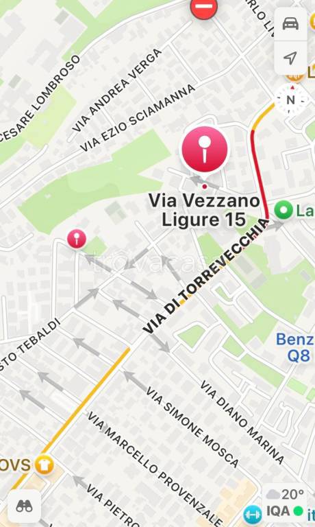 appartamento in affitto a Roma in zona Torrevecchia