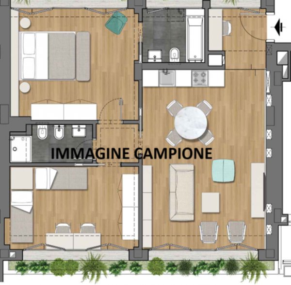appartamento in affitto a Roma in zona Castel Giubileo