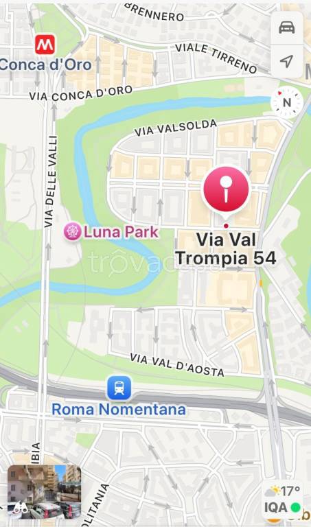 appartamento in affitto a Roma in zona Monte Sacro/Talenti